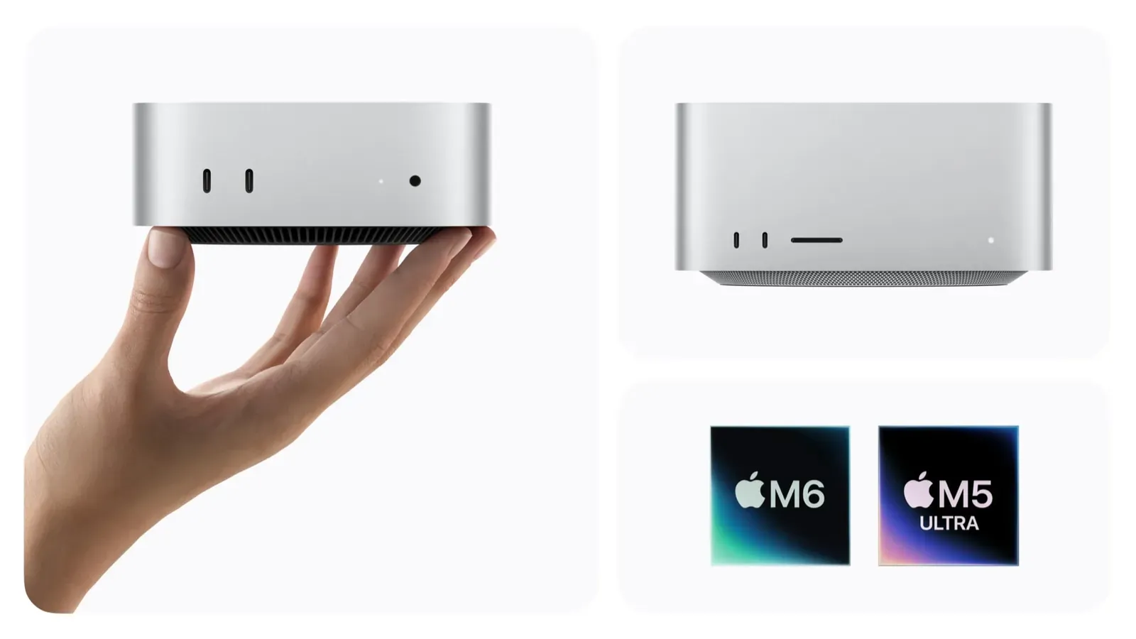 Mac mini mit M6 und Mac Studio mit M5 Ultra
