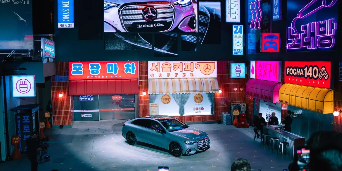 Weltpremiere der elektrischen C-Klasse in Seoul
