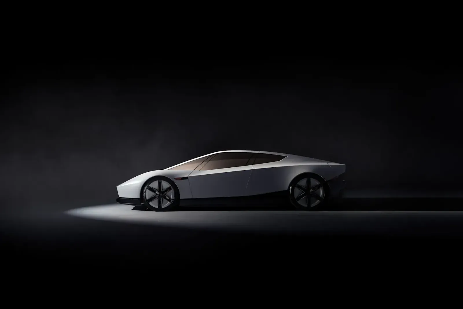 Tesla Roadster im Profil